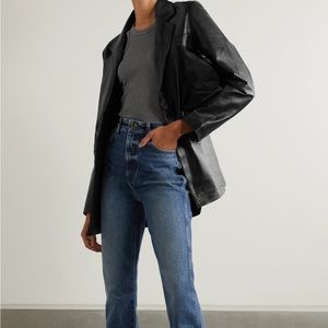 Deadwood real leather blazer